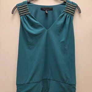 WHBM Sleeveless Teal Women's Top, X-small